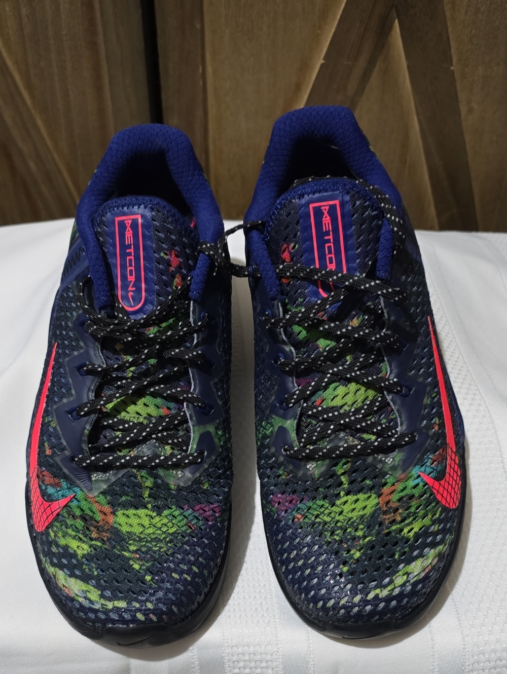 New Nike Metcom 6 Amp Digital Cyber Glitch Pattern Training Shoes Mens Size 9.5